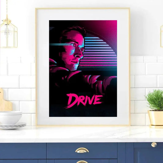 Fahren Film Plakat Zuhause Zimmer Dekor Wohnzimmer Schlafzimmer Ästhetik Kunst Wandmalerei Aufkleber