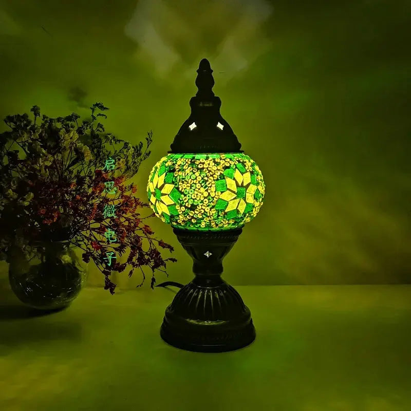 Frendorf | Sanftes Licht der Mosaik-Türkischen Lampe für eine warme Atmosphäre
