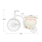 Frendorf | BlossomRide Dekoratives Fahrrad-Blumenkörbchen | Vintage Dreirad-Design | Perfekt für Hochzeitsdekorationen, Partys & Zuhause
