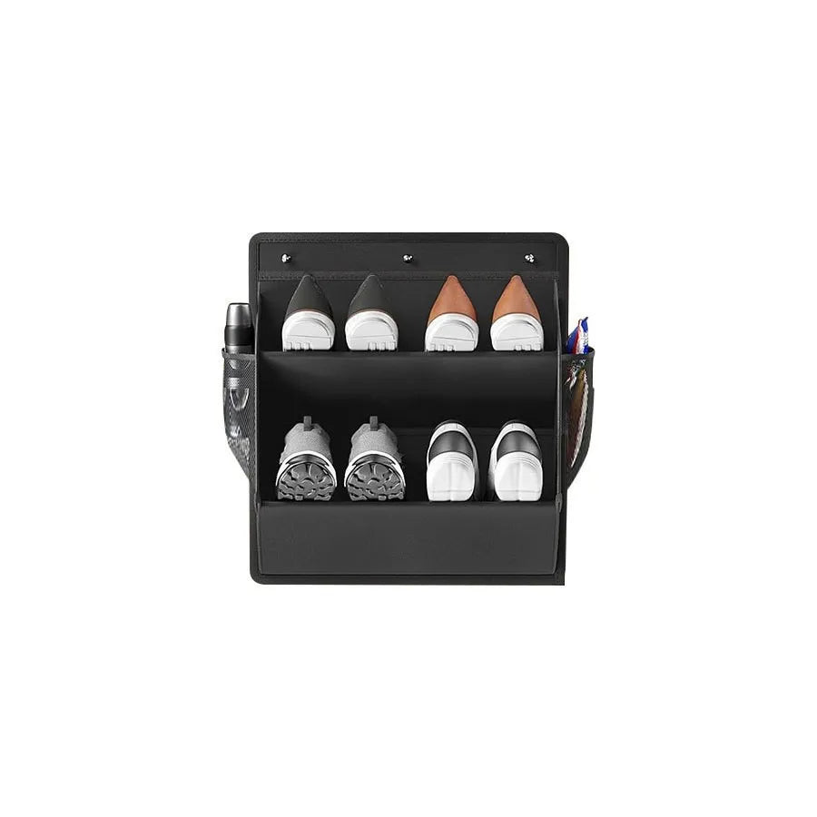 Frendorf | BelloSpace | Tür-Schuhregal | Stabiler Edelstahlrahmen | Klebefix-Technologie