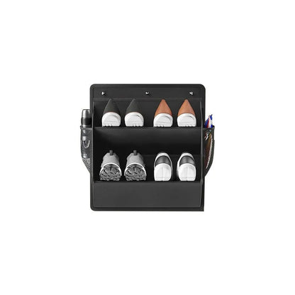 Frendorf | BelloSpace | Tür-Schuhregal | Stabiler Edelstahlrahmen | Klebefix-Technologie