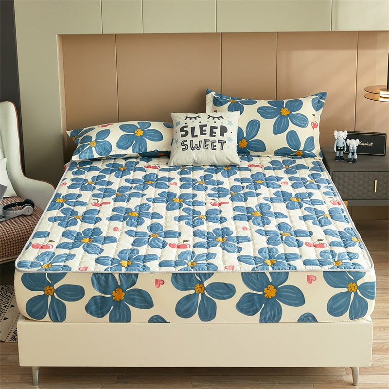 Frendorf | CozyCover gepolstertes Spannbettlaken für luxuriösen Schlaf