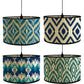 Afrikanischer geometrischer Design Lampenschirm Bambus Trommel