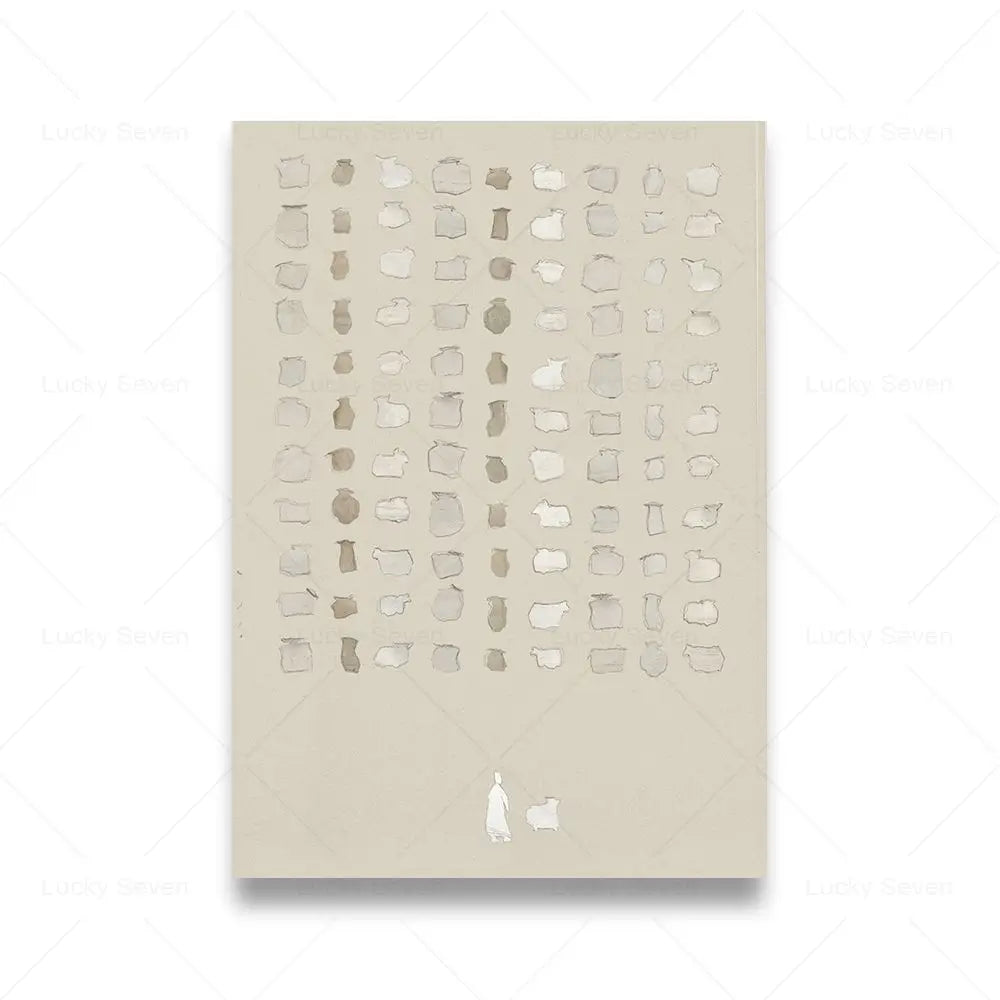 Jesus speiste 5000 Minimalistische Wandkunst