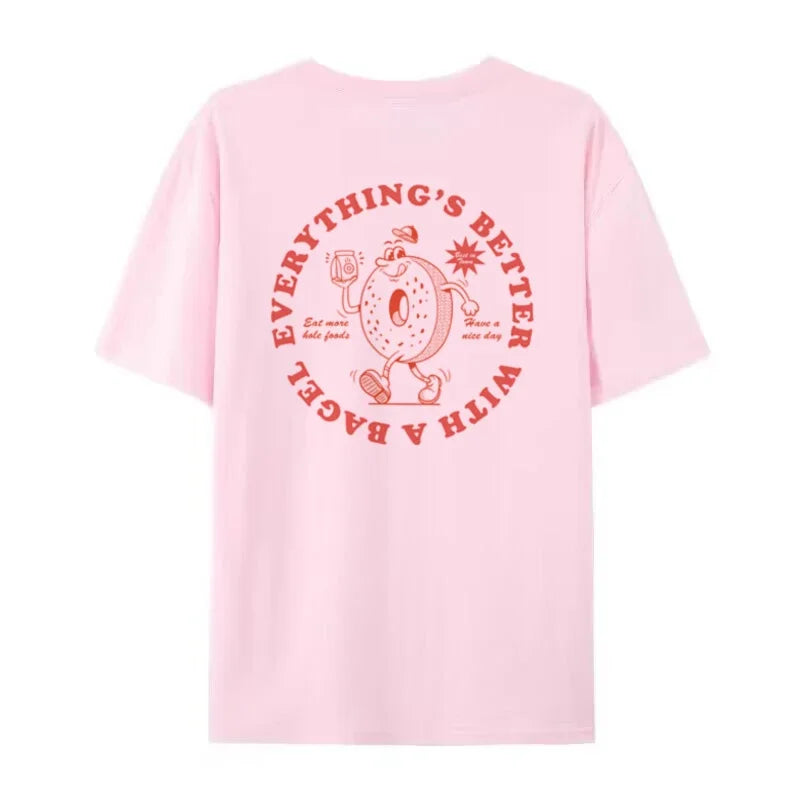 Alles ist besser mit einem Bagel T-Shirt