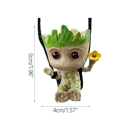 Cartoon Groot Miniaturfigur: Verspielte Bürodekoration
