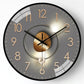 Frendorf | Zeitloses Flüstern™ | Stille Klassische Wanduhr | Geräuschloses Design für Schlafzimmer & Bürodeko
