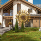Moderne windbetriebene Gartendekoration