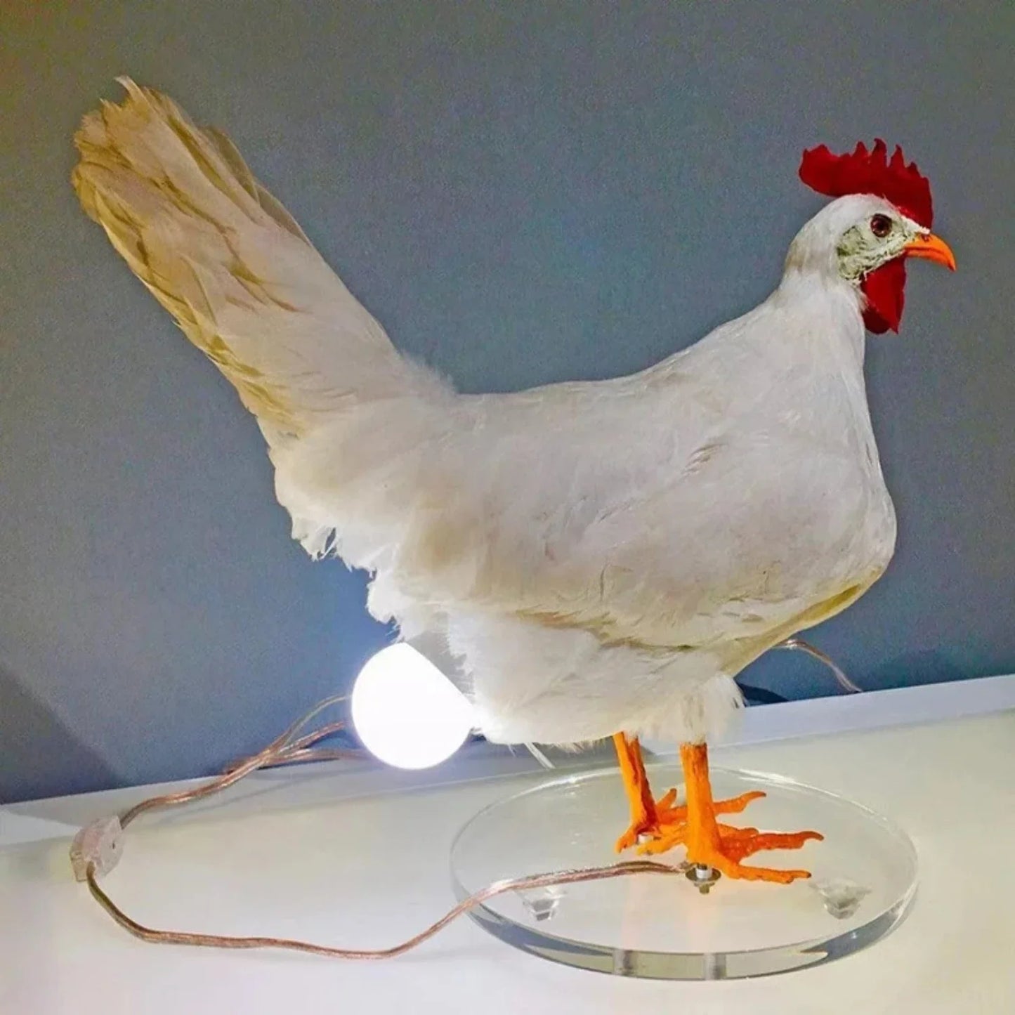 Bauernhaus Huhn Tischlampe