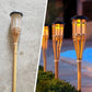 Frendorf | TikiGlow Solar-Fackel 5er-Set | Flammenoptik LED Gartenleuchten | Solarbetrieben | Dekoratives Licht für Außen