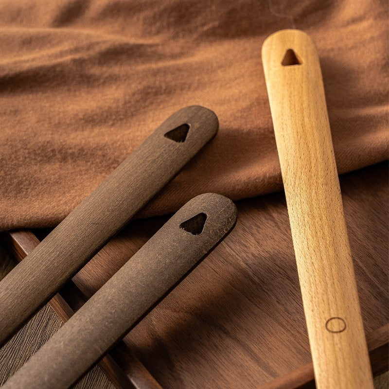 Frendorf | Holz langer Griff magnetischer Schuhlöffel
