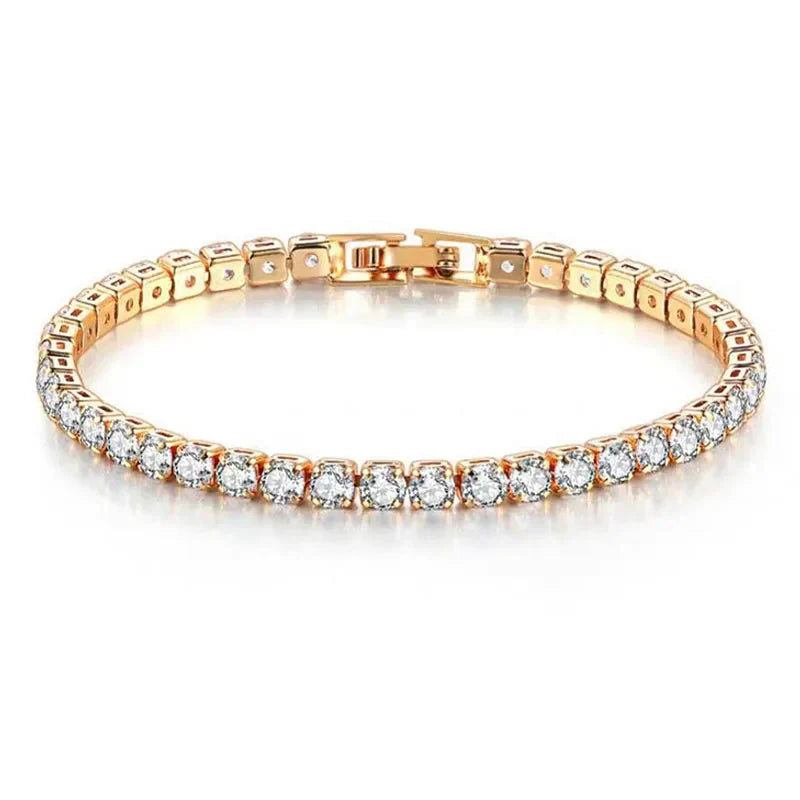 Frendorf | Tennis-Armband – Glänzen Sie mit Attitüde: Eleganz aus Sterlingsilber und Hip-Hop-Flair!