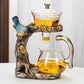 Kung Fu Teekanne Haushalt magnetische Absaugung halbautomatische faule Teezubereitung Werkzeug Glas Tee-Set