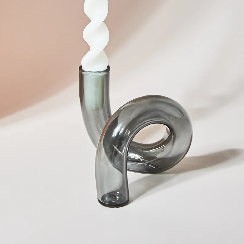 Glasvasen, transparente Blumenvase, Kerzenhalter, Mittelstücke für Hochzeiten, Heimdekoration, Tischdekoration, Kerzenhalter