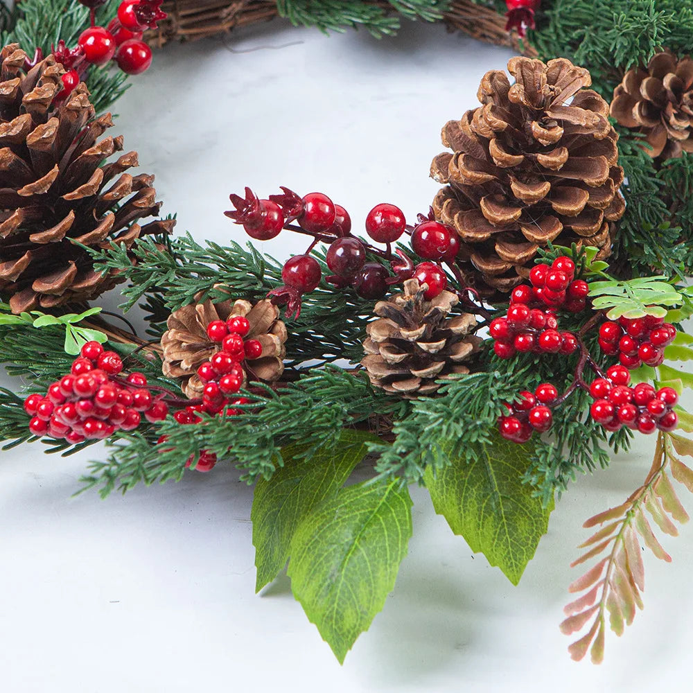 Rote Beeren Weihnachtskränze