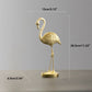 Nordic Flamingo Figurine Figure Statue Sculpture Living Room Office Wedding Party Ornaments Home Decor Decoration Accessories