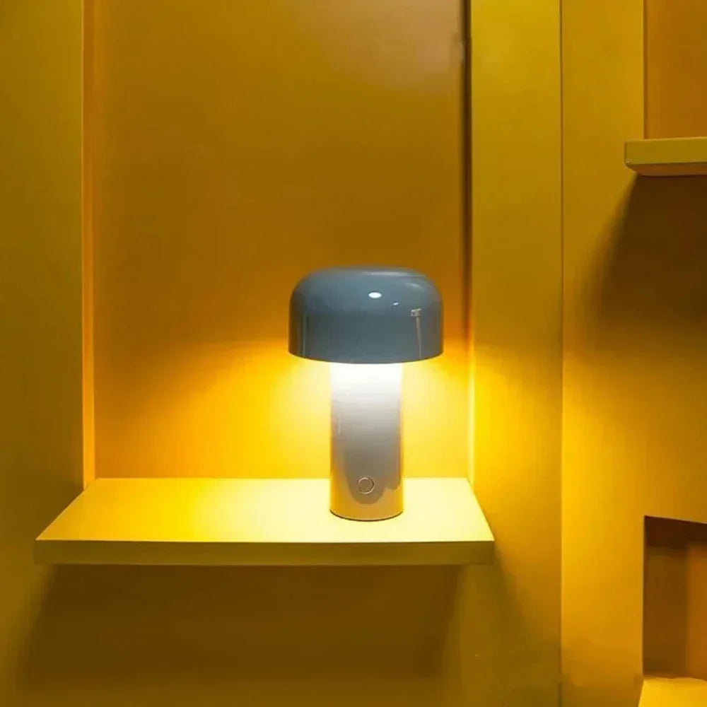Pilz LED wiederaufladbare Tischlampe