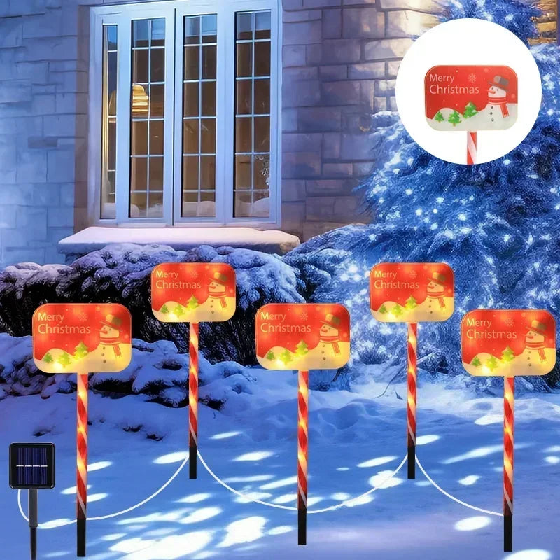 WinterGlow - Wasserdichte Gartenlampen für Weihnachten