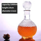 Frendorf | VeraLux Glas-Dekanter Set | Elegante Whisky-Karaffe | Luxuriöse Geschenkidee | Für Spirituosen & Wein