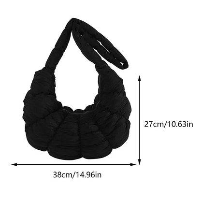 Puff Croissant Schultertasche
