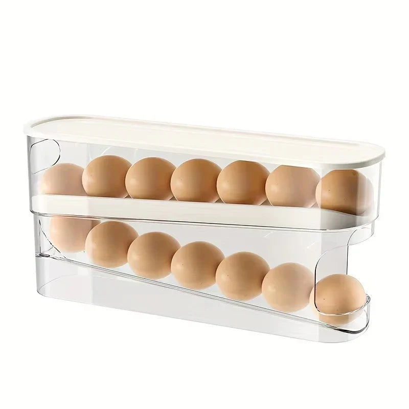 Frendorf | 2-Tier Automatische Rollende Eierlagerschachtel