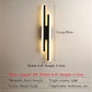 Moderne LED-Wandlampe: Schwarz/Gold Acryl Raumdekoration Licht