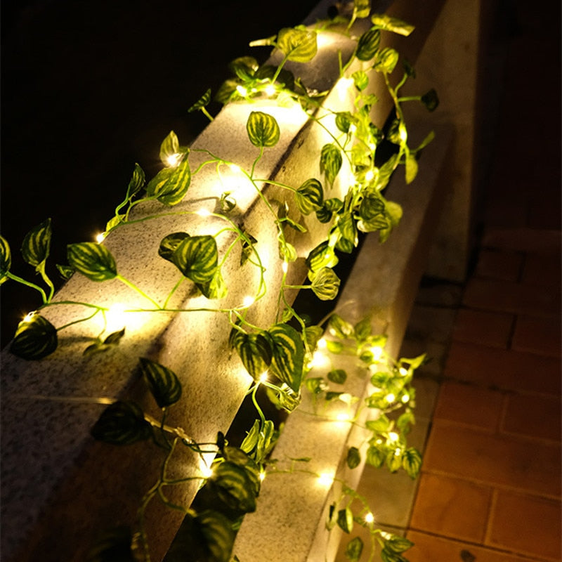 Gartenreben-LED-Lichterkette