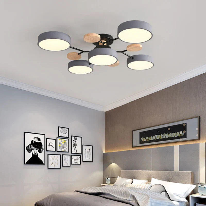 Frendorf | LumiStyle LED Deckenleuchte | Modernes Design | Dimmbare Beleuchtung für Wohnzimmer & Schlafzimmer