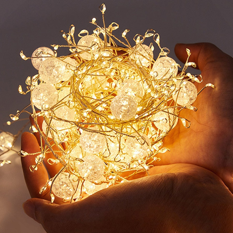 Feuerwerksfeen Twinkle Cluster String Licht