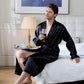 Frendorf | RelaxWear Bademantel - Eleganter Satin-Bademantel für Komfort