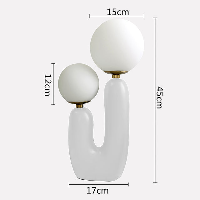 Frendorf | TwoLight - Doppelte Globus moderne Tischlampe