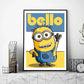 Süß-Cartoon-M-Miniones-Film POSTER Poster Drucke Wandbilder Wohnzimmer Wohnkultur Klein