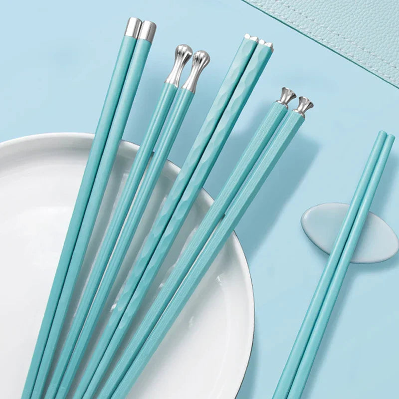 DineLux – Luxuriöses Essstäbchen-Set mit Raffinierten Designs (5 Paar)