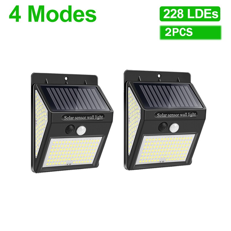 Neu Solar Lampe Licht IP65 Wasserdicht mit Motion Sensor