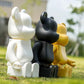 400% 28cm Bearbrick Figuren Mode Bär Statuen Solide Bearbrick Figurine Kollektion Luxus Schreibtisch Wohnzimmer Dekoration Geschenke