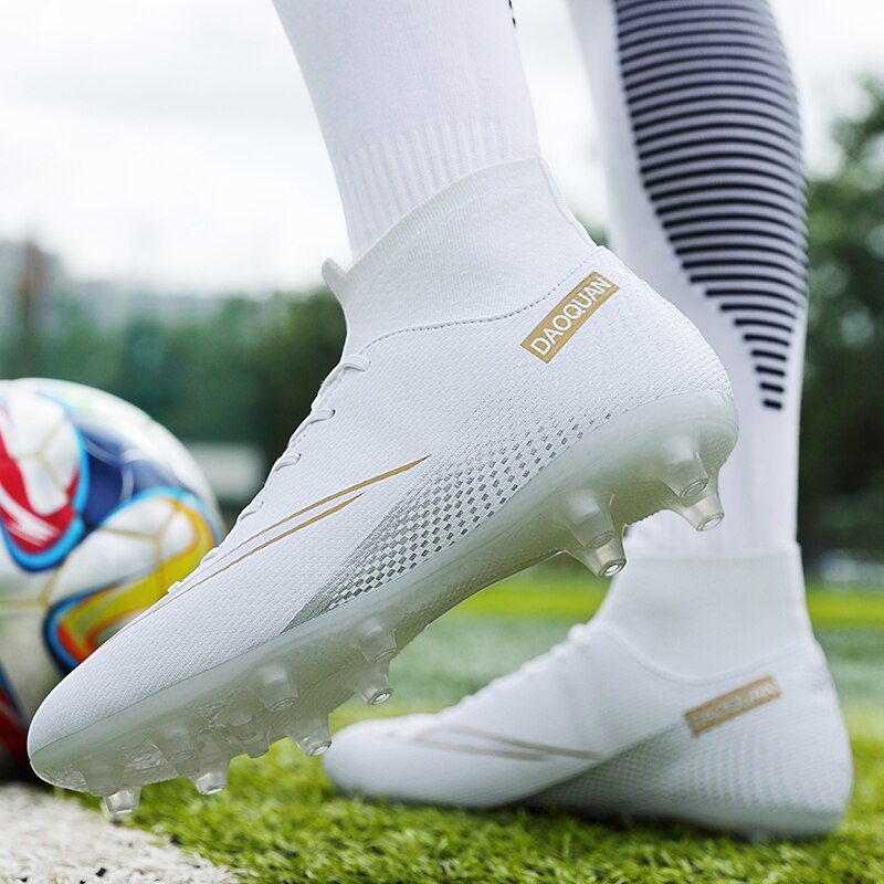 Frendorf | Turf Fußballschuhe Hohe Knöchel Futsal Männer Ag Tf Outdoor Atmungsaktive Fußball Stiefel Rutschfeste Trainer