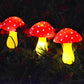 6 Köpfe Solar Pilz Licht Garten Außen Wasserdicht Sonnenlicht Lampen Gartenweg Ostern Halloween Weihnacht Weihnachtsdekoration