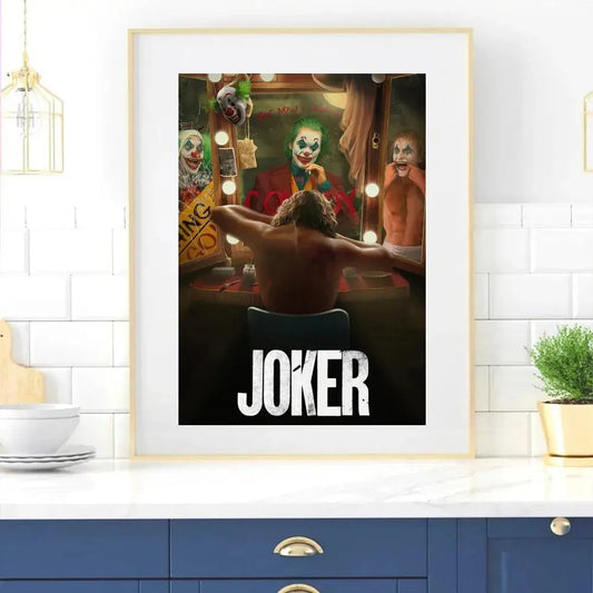 Hot J-Joker Filmplakat Wohnzimmer Dekoration Schlafzimmer Ästhetik Kunst Wandmalerei Aufkleber