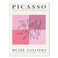 Picasso Colour Print Wall Art Cat Dog Line Canvas Painting Abstract Character Colour Block Poster Home Living Room Decoration