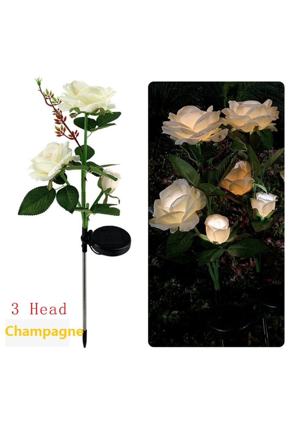 Pfad Solar Blumen Gartenlichter