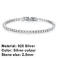Frendorf | Tennis-Armband – Glänzen Sie mit Attitüde: Eleganz aus Sterlingsilber und Hip-Hop-Flair!