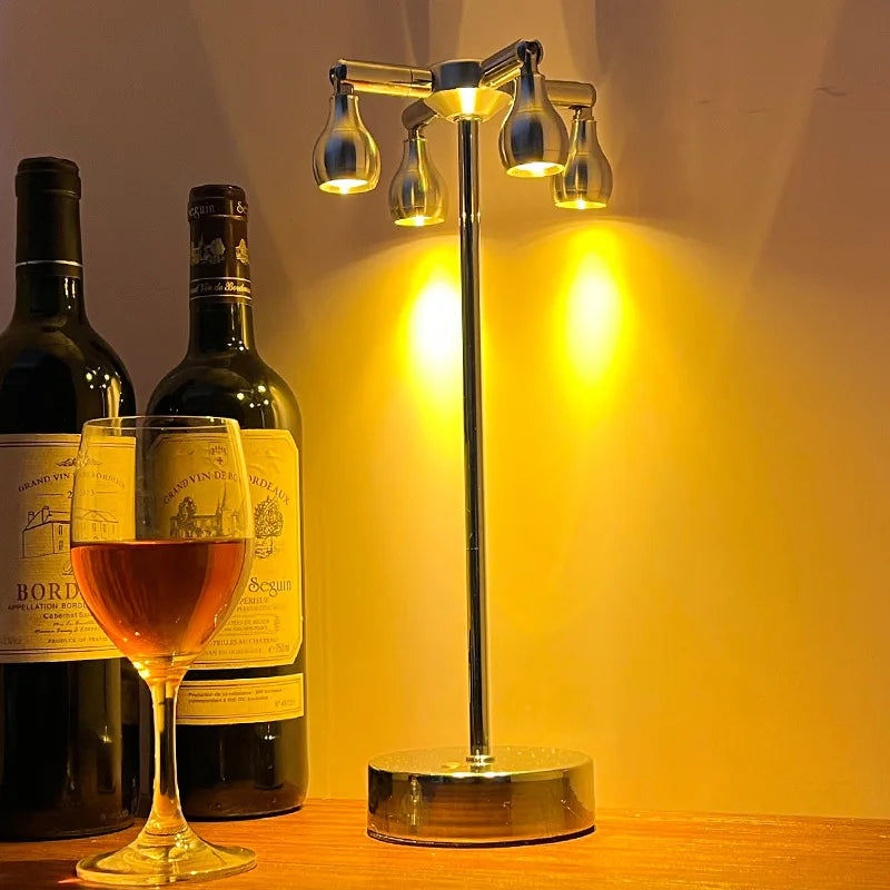 LED-Schreibtischlampe - Touch Dimming - Aufladen - Stimmungsdeko - Kleine Nachtlichter
