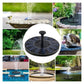 Frendorf | SolarSpring Vital Solarbrunnen | Schwimmende Teichpumpe | Gartendeko | Solar-Wasserspiel für Außen