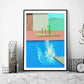 David Hockney Kunst POSTER Poster Drucke Wandbilder Wohnzimmer Heimdekoration
