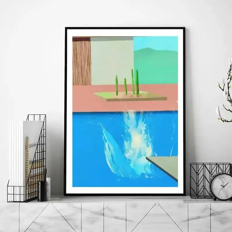 David Hockney Kunst POSTER Poster Drucke Wandbilder Wohnzimmer Heimdekoration