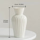 Frendorf | Vasea Nordic Große Keramikvase | Minimalistische Trockenblumenvase | Tisch- & Wohnzimmereinrichtung für Blumenarrangements