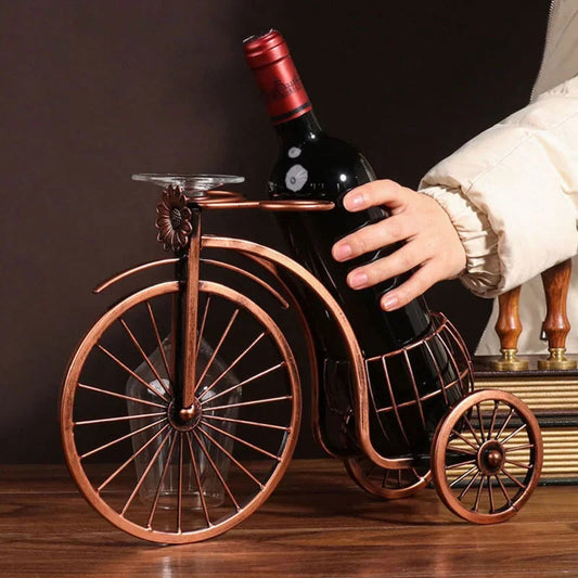 Frendorf | Pedal&Pour - Vintage Weinregal mit Glashaltern