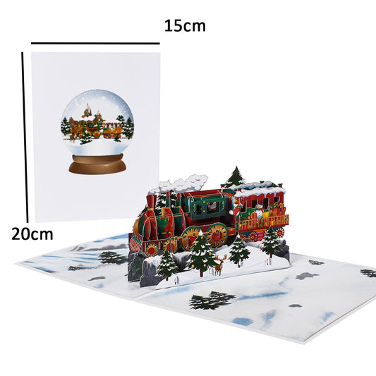 3D Pop-Up Fröhliche Weihnachtsgeschenkkarten