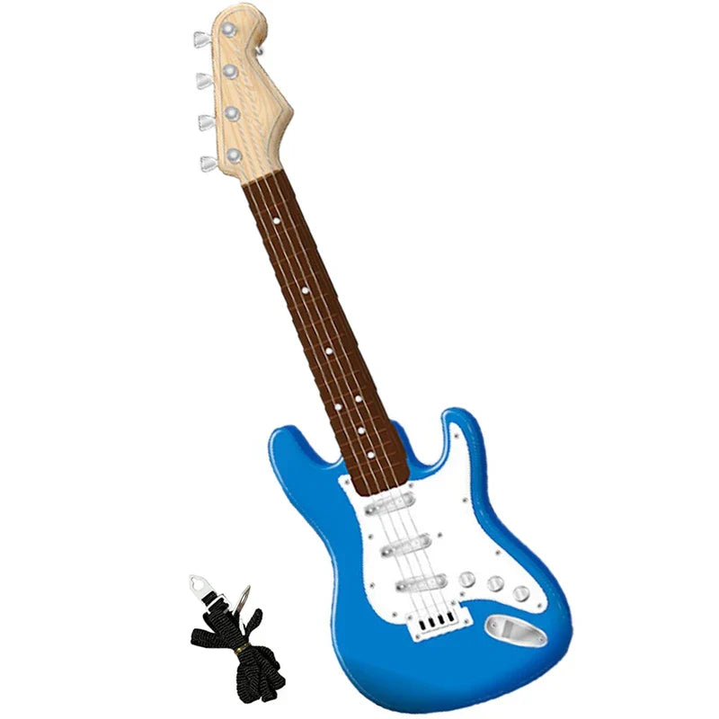 Frendorf | 4-Saitige-E-Gitarre Spielzeug für Kinder - Tragbares Musikinstrument, Perfektes Geschenk für junge Musiker