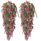 Frendorf | 2PCS Künstliche Schleierkrautblumen & Efeuranke – Faux Lavendel Hängende Pflanzen für Hochzeit, Garten und Wohnkultur